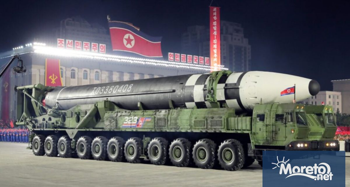Sеверна Корея изпробва в понеделник междуконтинентална балистична ракета с твърдо