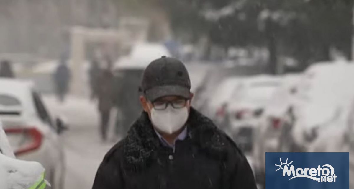 В Китай днес отчитат нови рекордно ниски температури на фона