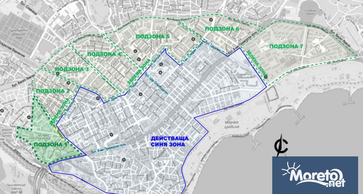 Около 10 000 паркоместа ще осигури зелената зона за кратковременно паркиране