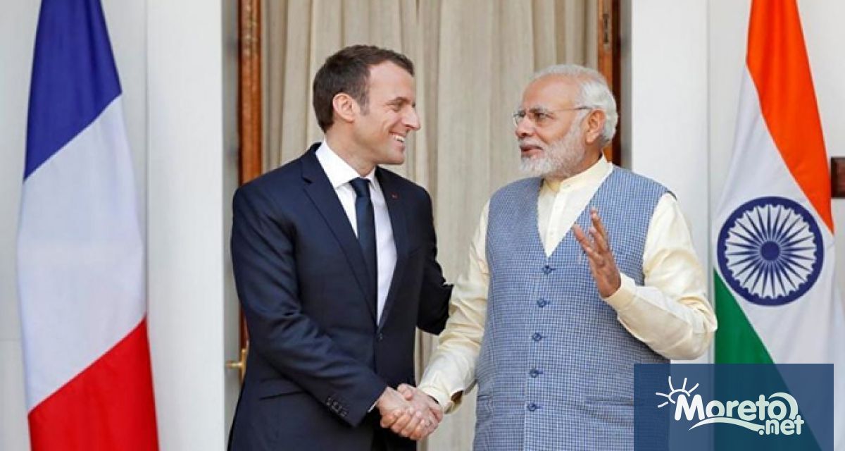 Индия и Франция се договориха да работят заедно за съвместно