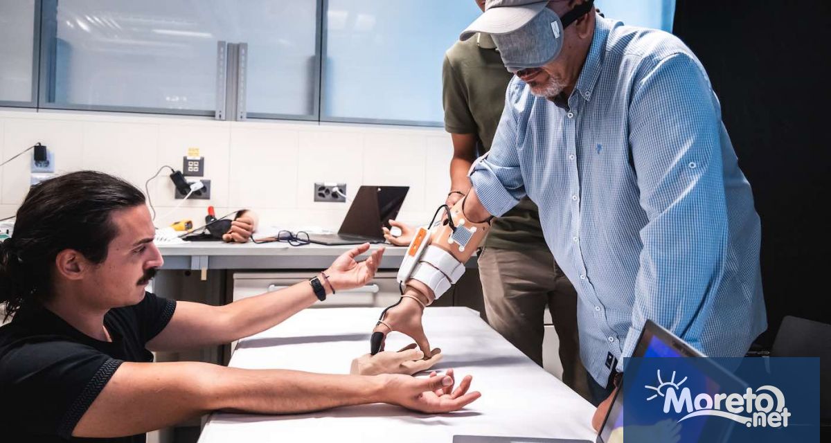 Ново устройство дава възможност на човек с ампутация да усеща