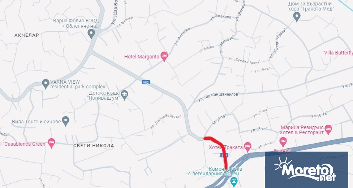 Във връзка с изграждане на канализационна мрежа от ВиК –