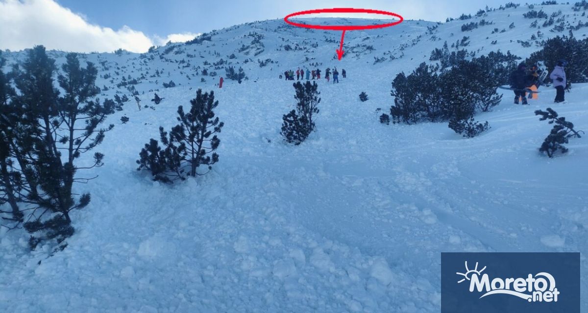 Туристи са предизвикали лавината в Боровец тъй като са карали