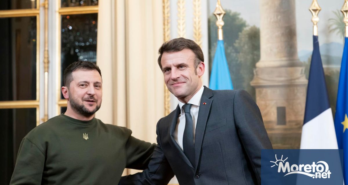 Украинският президент Володимир Зеленски и първата дама Олена Зеленска пристигнаха