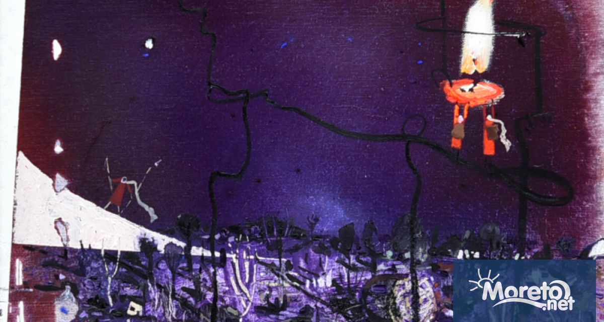 Но ето блесна за миг сякаш далечна мечта От бурята по силен вик а