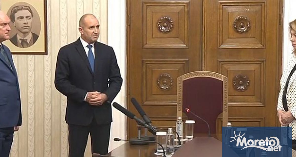 Президентът Румен Радев възложи на кандидата за служебен премиер Димитър