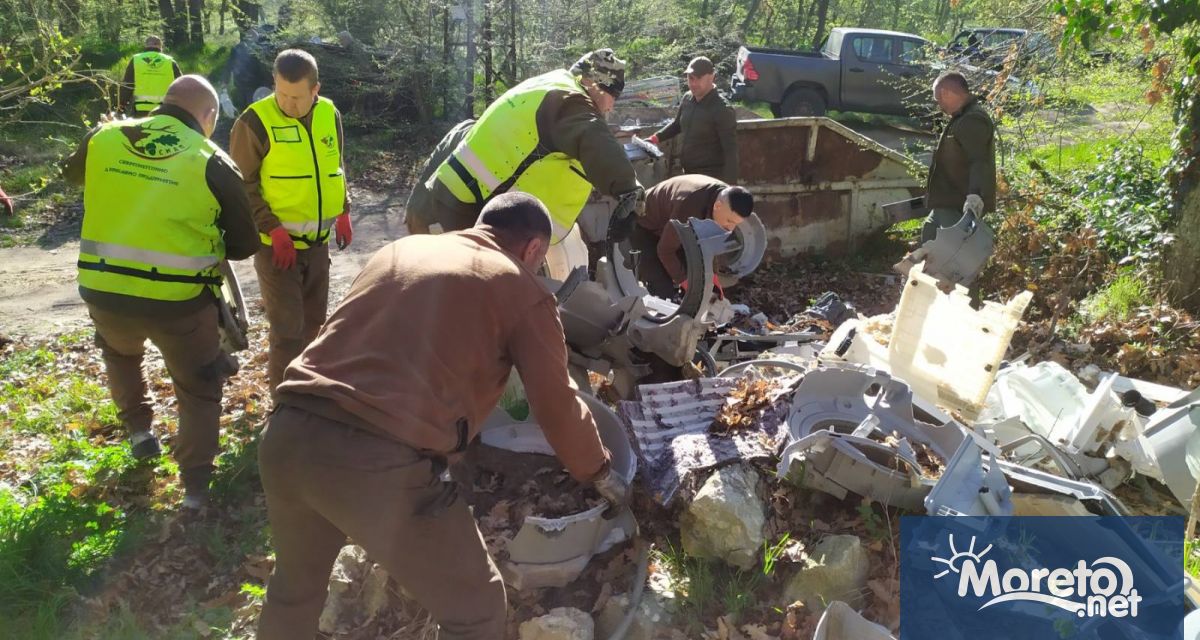 25 тона отпадъци изчистиха днес служители на ДГС Варна