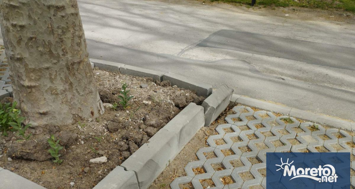 Качеството на изпълнение на новите паркинги в Чайка е под