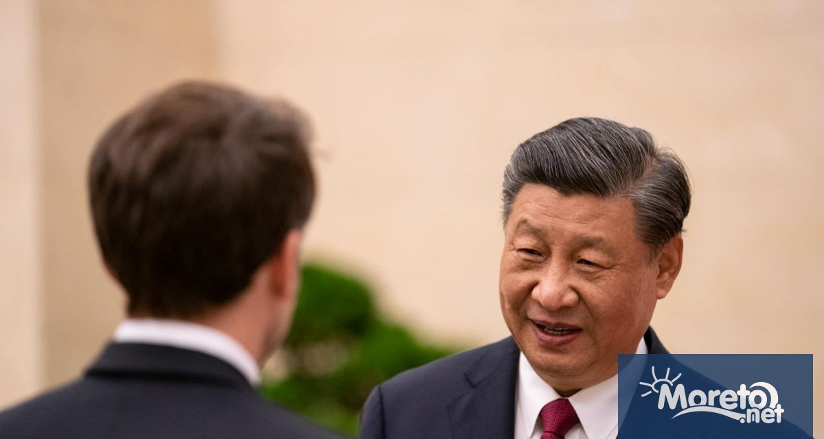 Китайският президент Си Дзинпин и неговият френски колега Еманюел Макрон