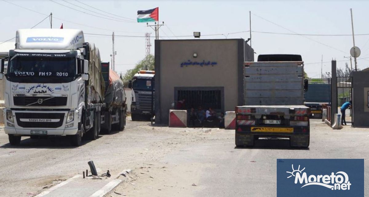 Израел отвори отново пропускателния пункт Керем Шалом на границата си