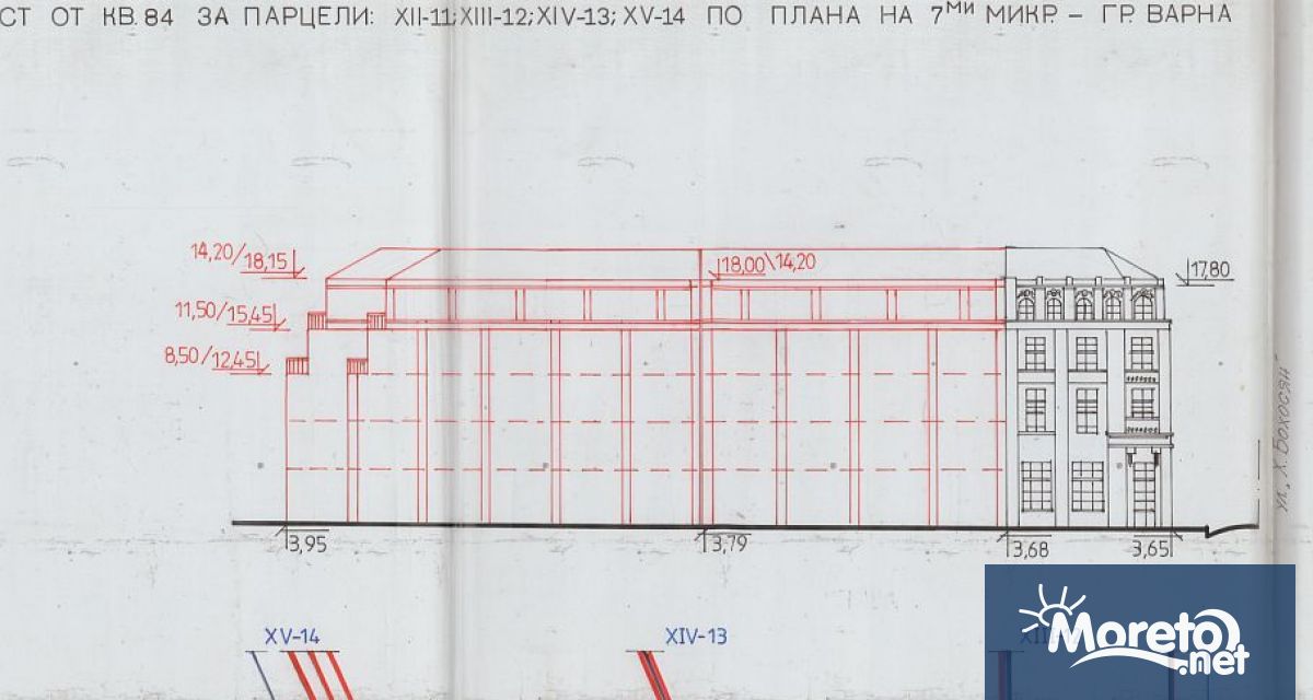 Активно строителство на нови сгради в централната част на Варна