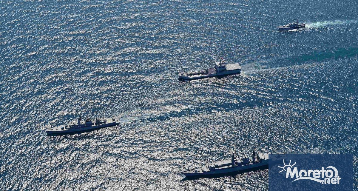 Корабите участващи в учението БРИЗ 2024 продължават да изпълняват планираните