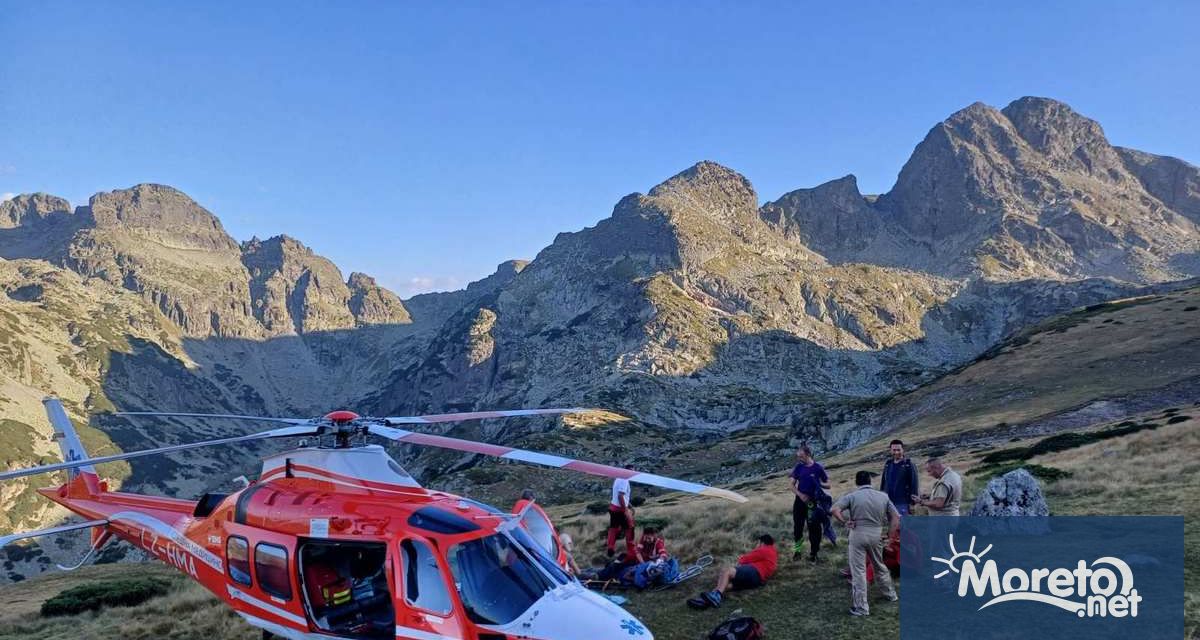 Медицинският хеликоптер се е включил през в събота в акция