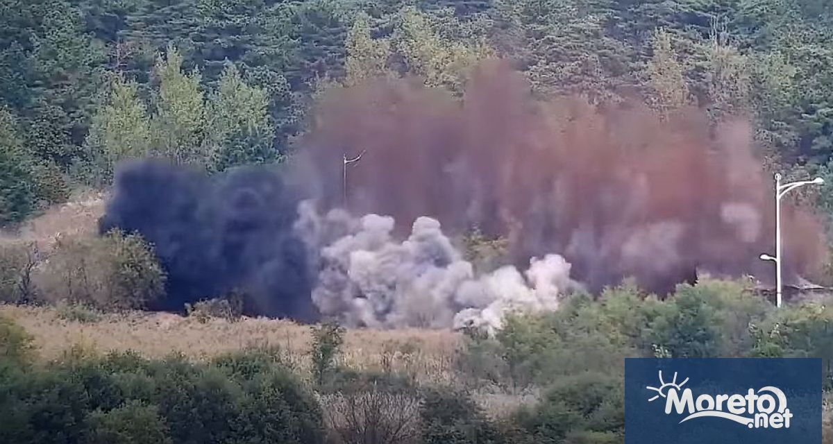 Кадри разпространени от Министерството на националната отбрана на Южна Корея