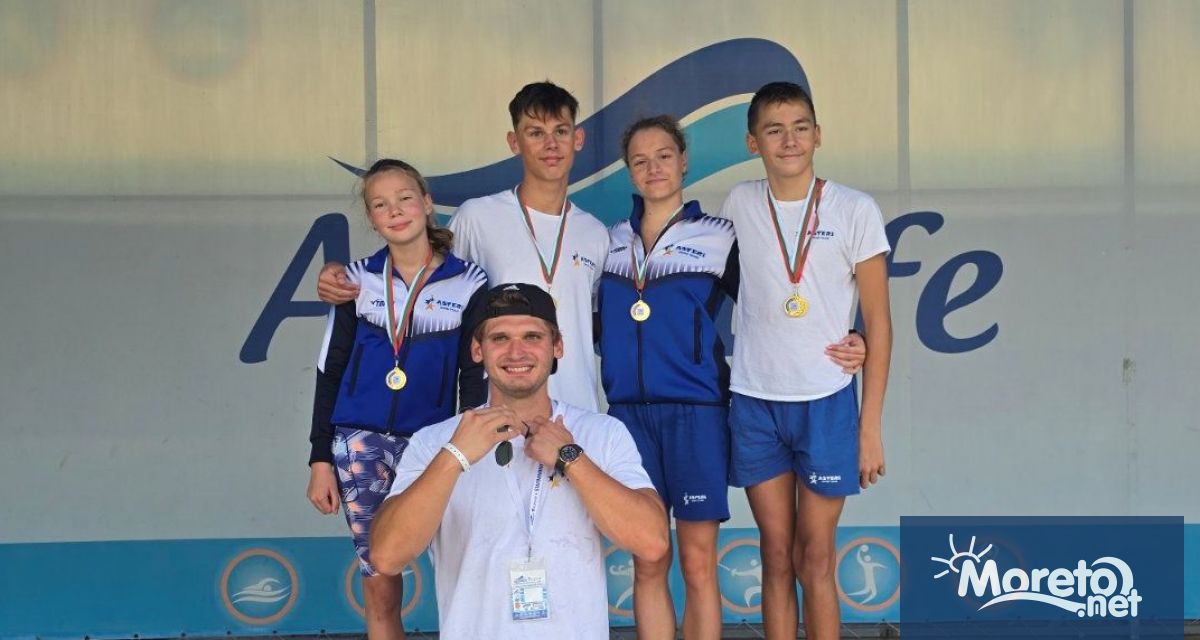 Състезателите на варненския клуб по плувни спортове Астери спечелиха 16