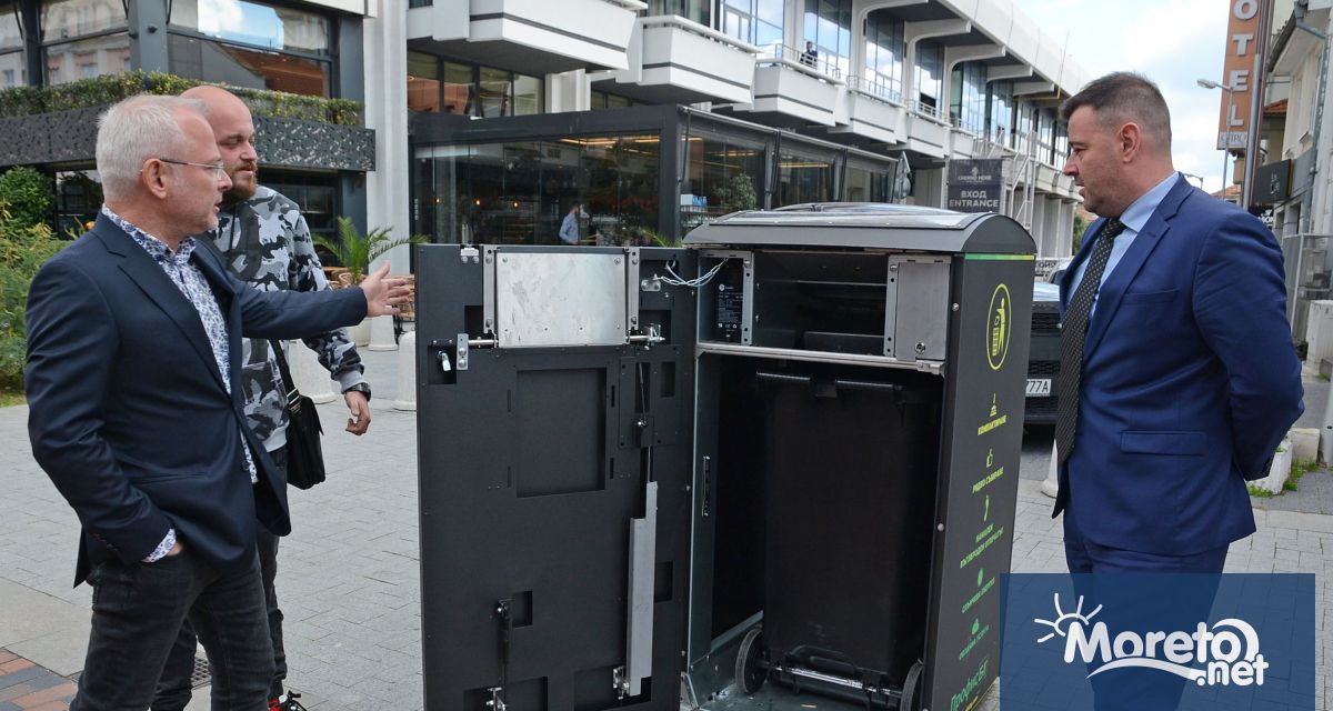 Монтирането на контейнера е част от пилотен демонстрационен проект за