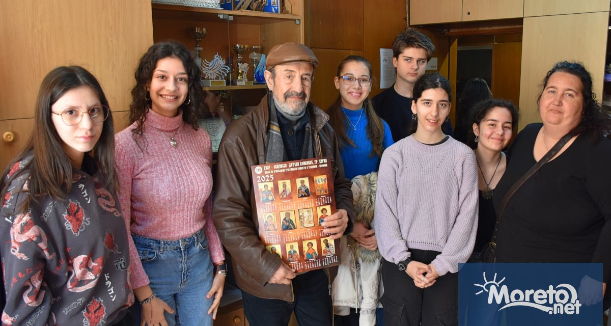 Художникът Георги Лечев гостува в ЦПЛР Общински детски комплекс