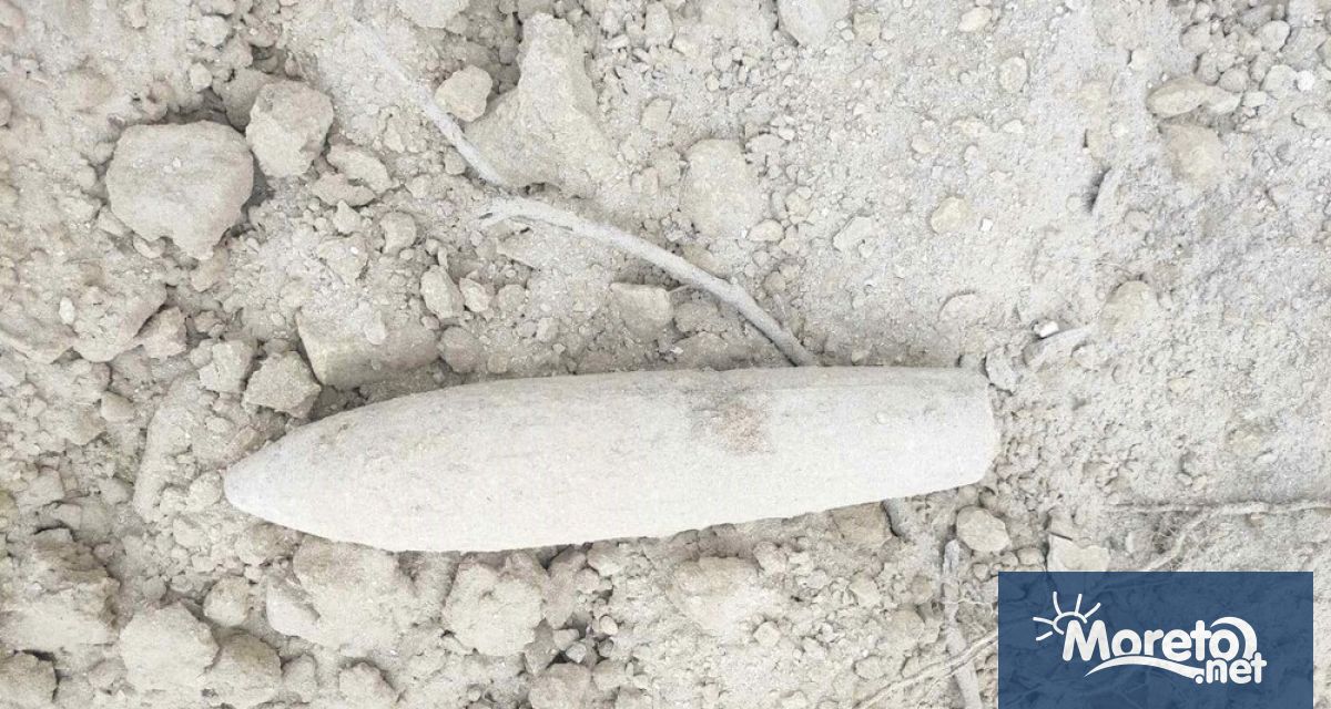 Артилерийски снаряд от началото на 20 век е намерен при