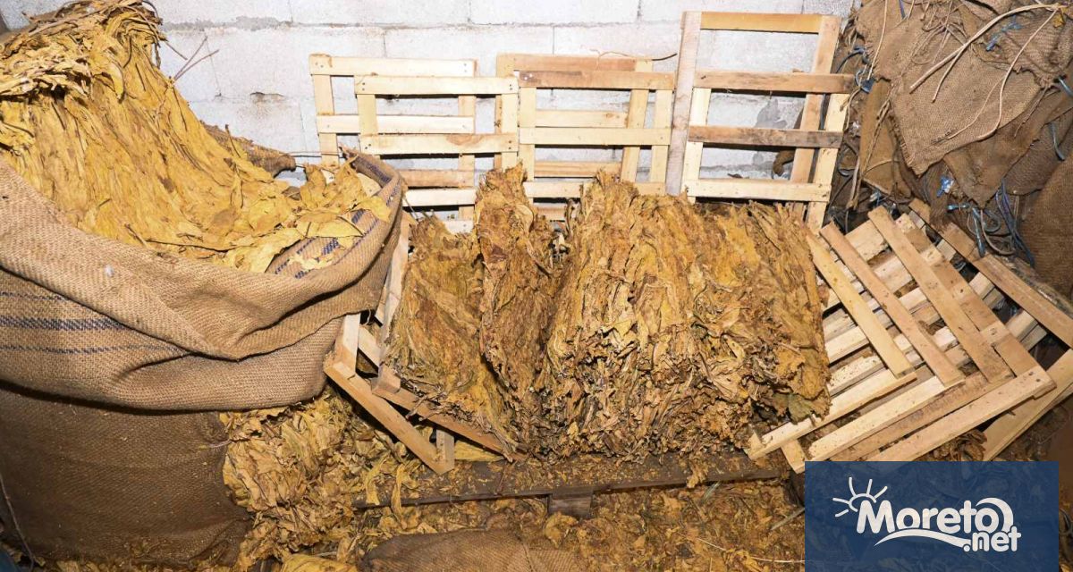 Повече от 1 тон нарязан тютюн без бандерол е иззет