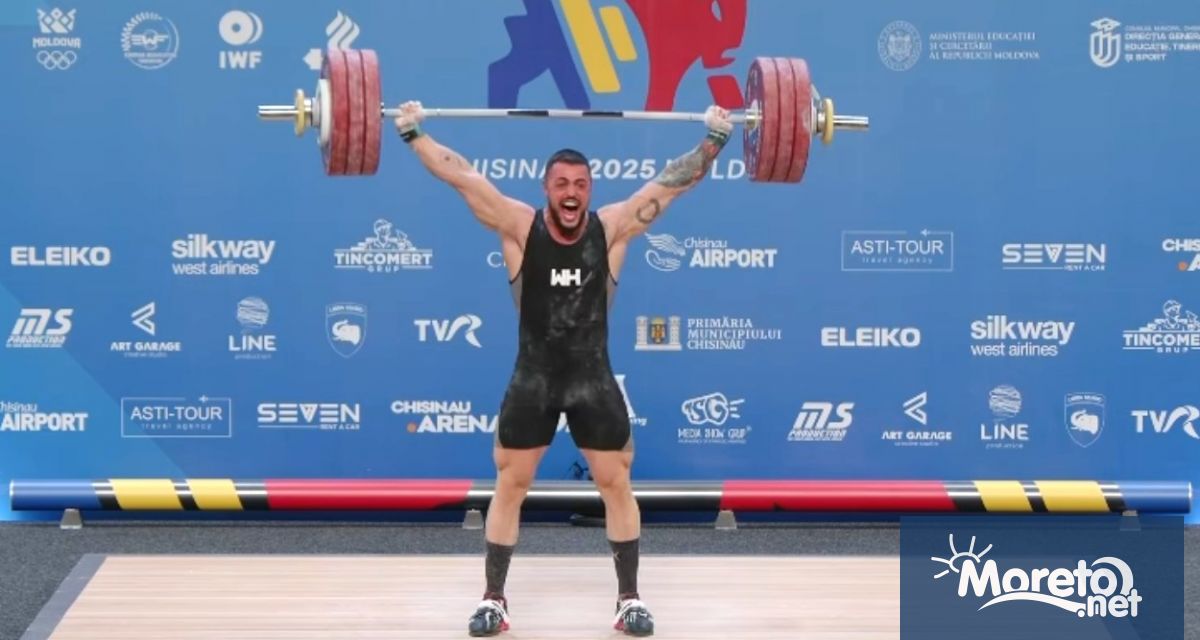 Българският щангист Карлос Насар записа поредно феноменално постижение в кариерата