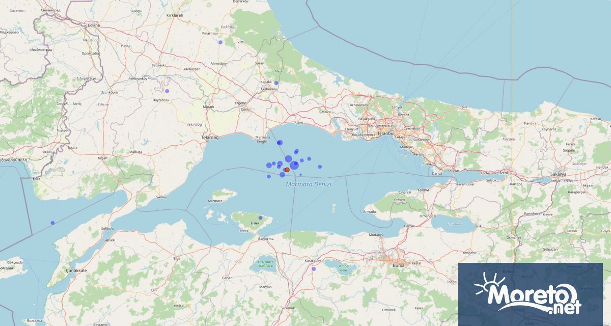 Над 15 земетресения с магнитуд около и над 4 по