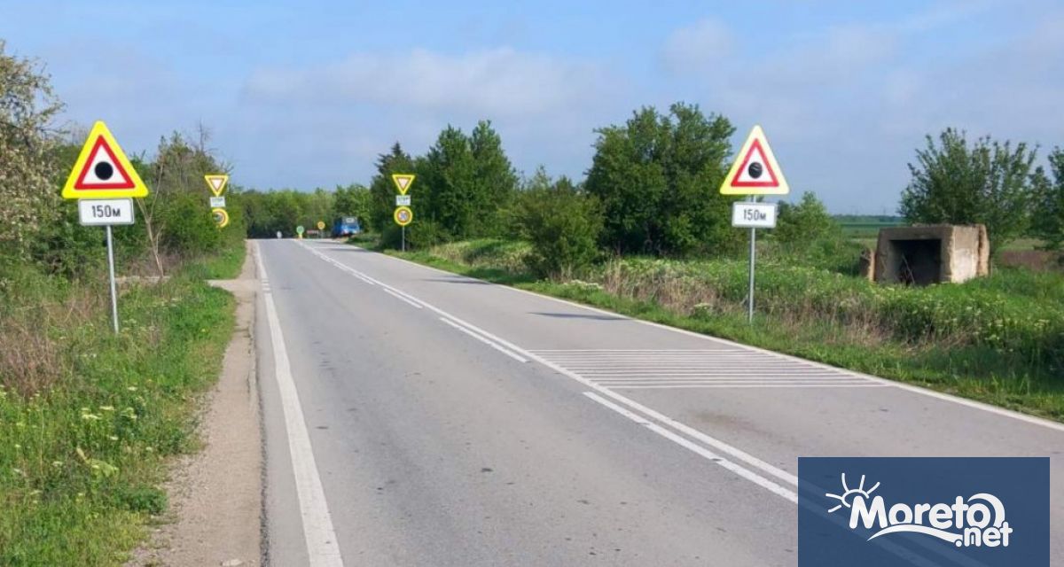 Продължава поставянето на нови пътни знаци и маркировка в отсечки