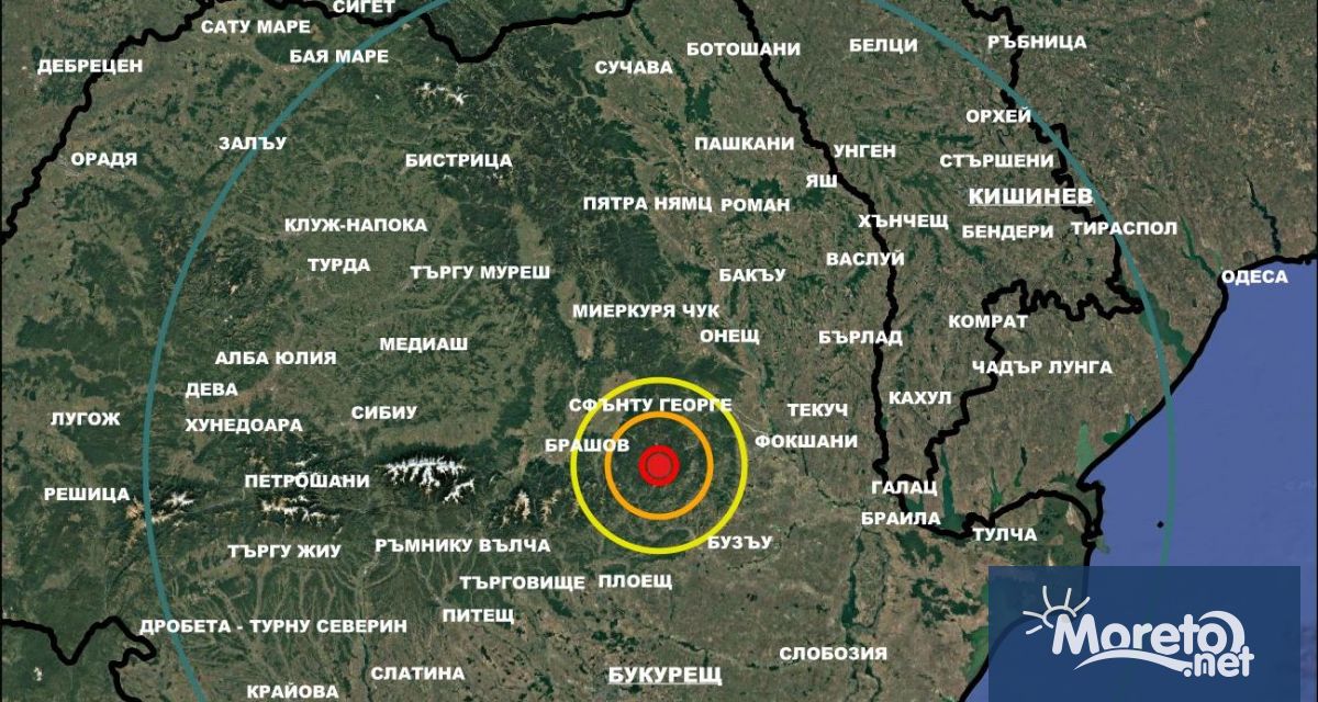 Земетресение с магнитуд 4 4 по Рихтер е регистрирано снощи в