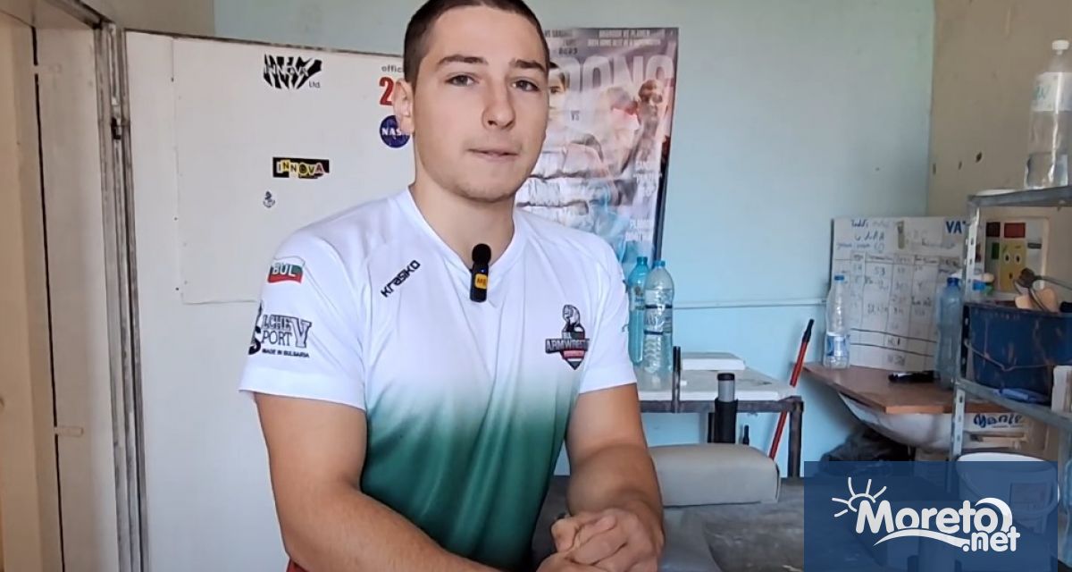 Илиян Вълков от спортен клуб Armwrestling състезател по канадска борба