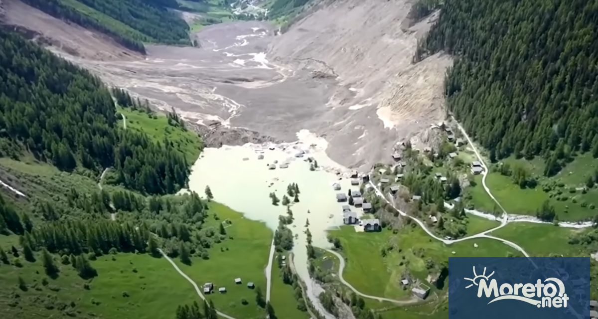Срутването на ледник близо до швейцарското село Блатен показа отново