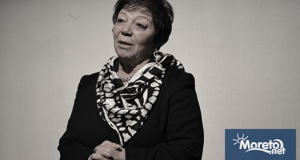 Писателката и издателка Божана Апостолова е починала съобщи синът ѝ