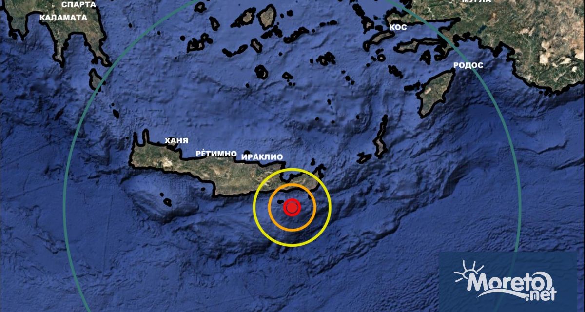 Земетресение с магнитуд от 5 4 по скалата на Рихтер е