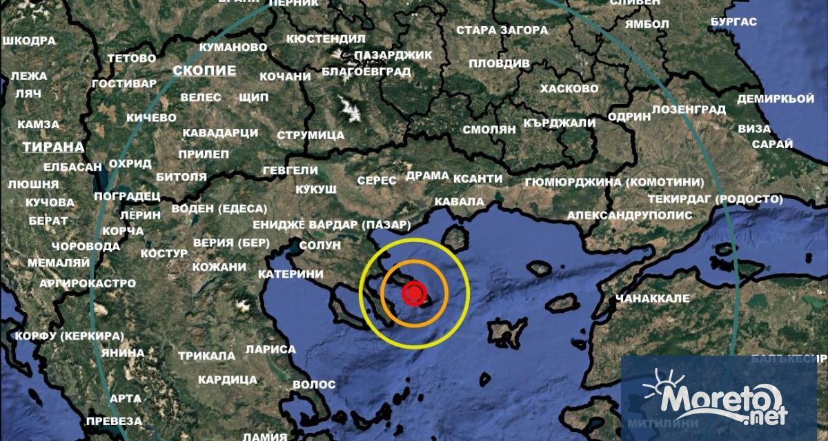 Земетресение с магнитуд 4 0 по Рихтер е регистрирано тази сутрин