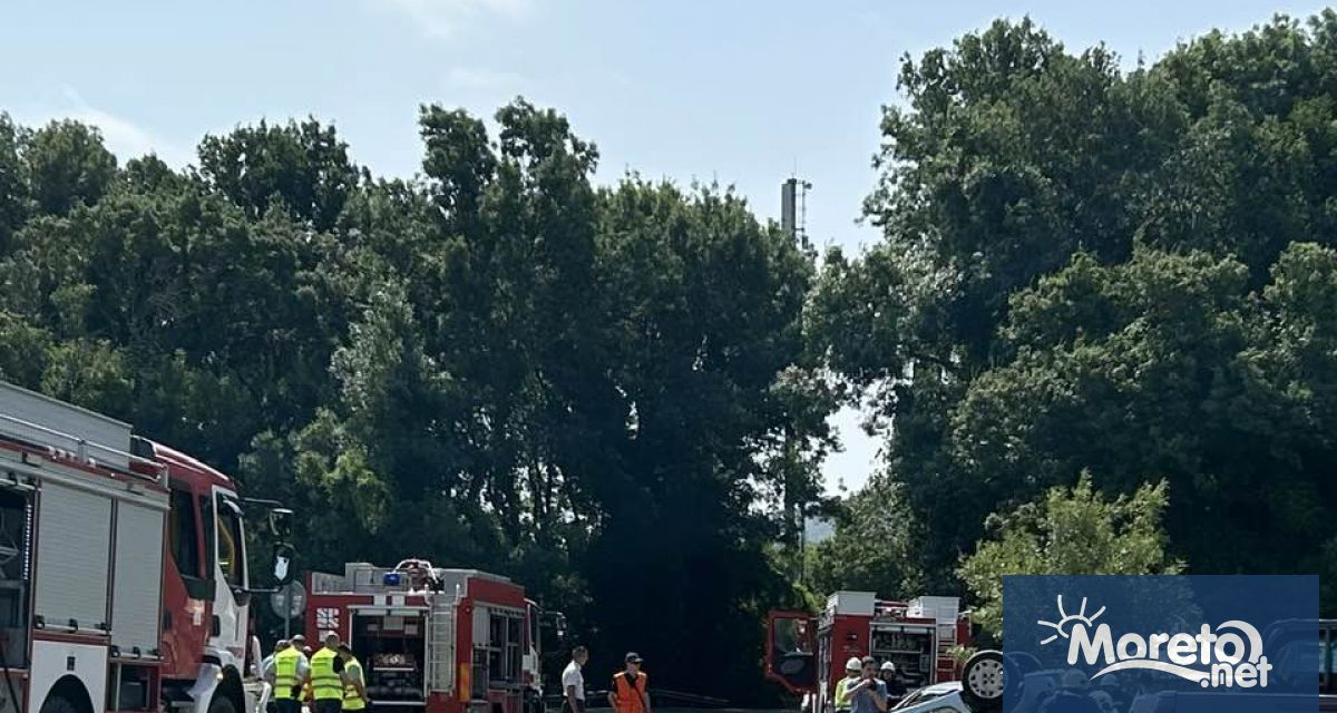 Тежка челна катастрофа между два леки автомобила край местността Аркутино