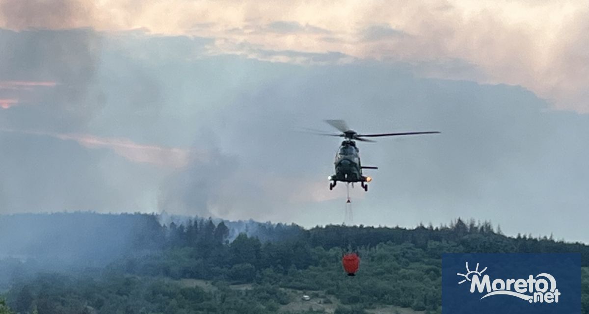 Пожарът между Велико Търново и с Арбанаси който избухна вчера