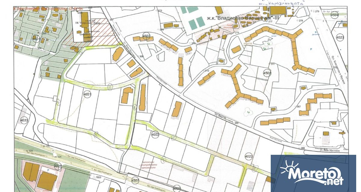 Улици в район Владислав Варненчик във Варна може скоро да