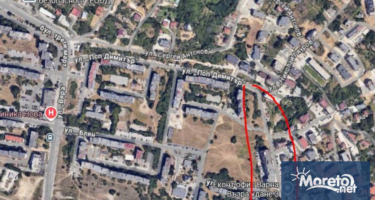 Основният ремонт на ул Поп Димитър във варненския район Младост