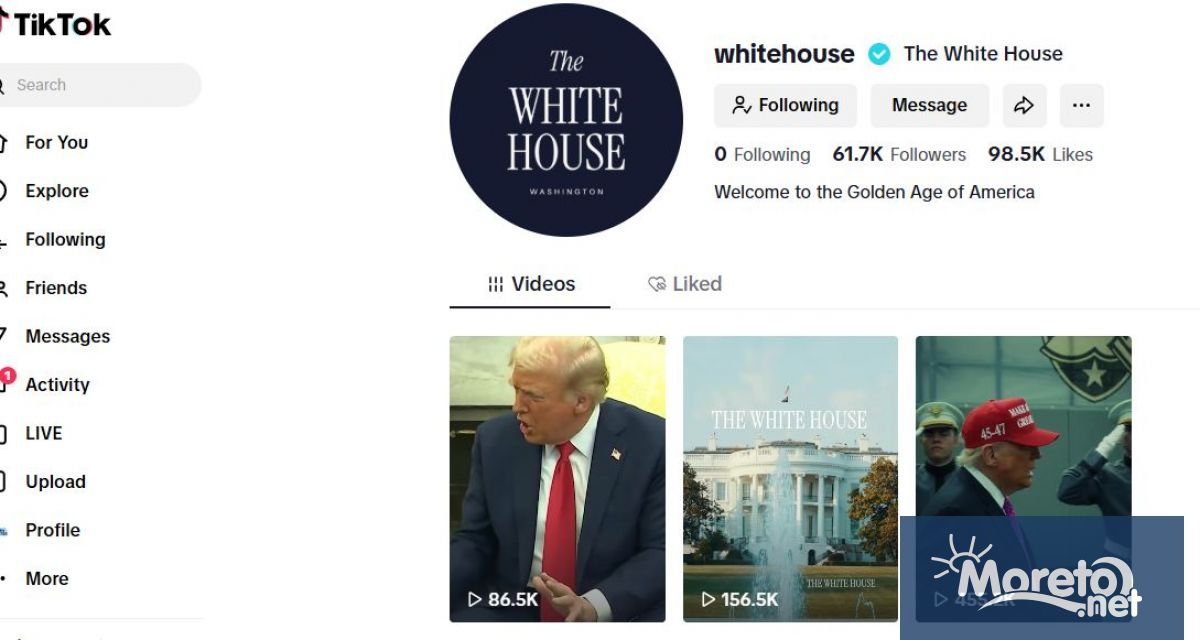 Белият дом стартира официален акаунт в TikTok въпреки че приложението