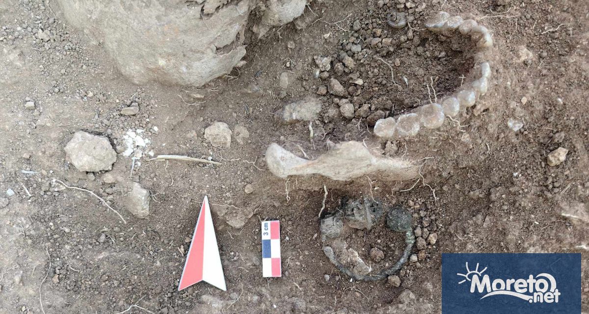 Археолозите от екипа на доц Бони Петрунова НИМ извадиха от