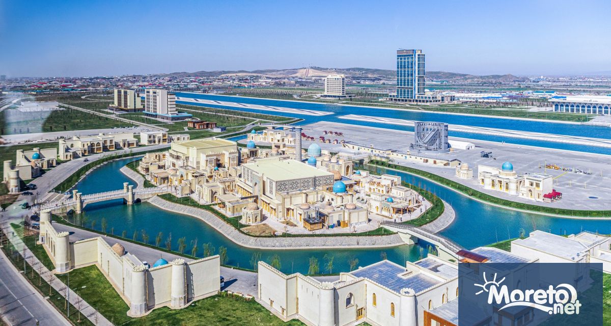 В покрайнините на Самарканд върху някогашния пустинен участък обграждащ олимпийски