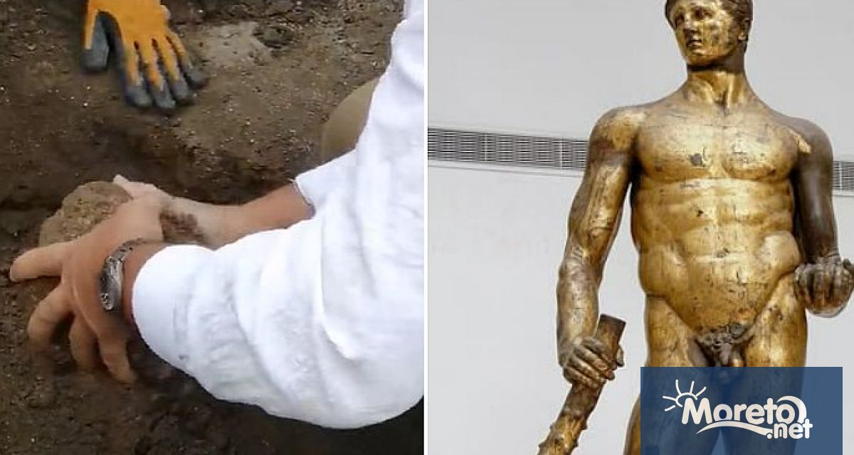 По време на разкопките на форума на античния град Хераклея