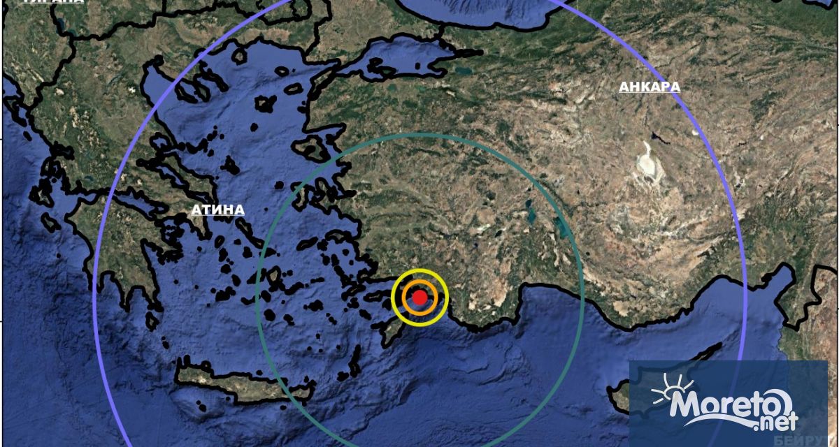 Земетресение с магнитуд 4 7 по скалата на Рихтер е регистрирано