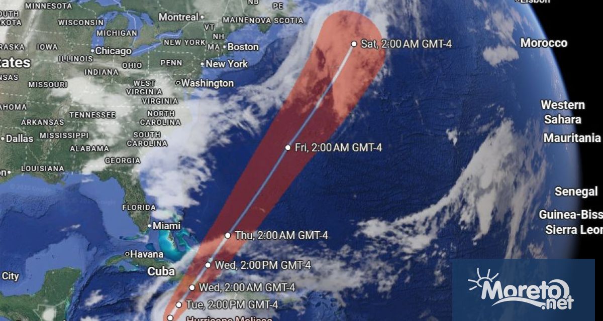 Жителите на Ямайка бяха призовани да се подслонят тъй като
