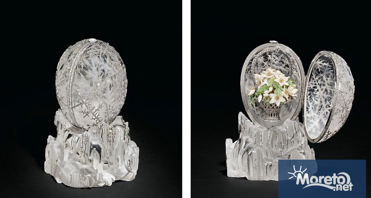 Яйце на Фаберже инкрустирано с хиляди диаманти и подарено навремето