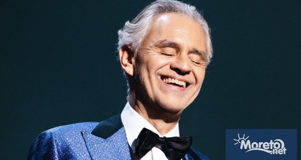 Италианският тенор Андреа Бочели ще се изяви на церемонията по