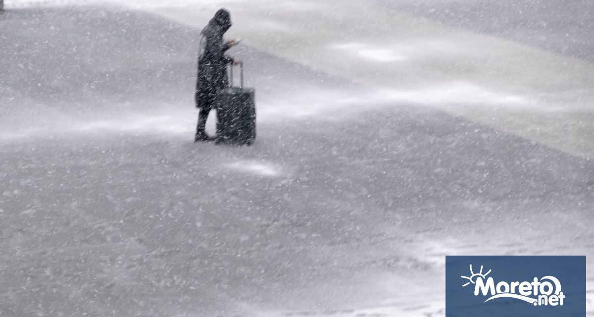 Заради неблагоприятните метеорологични условия в Истанбул в понеделник са наложени