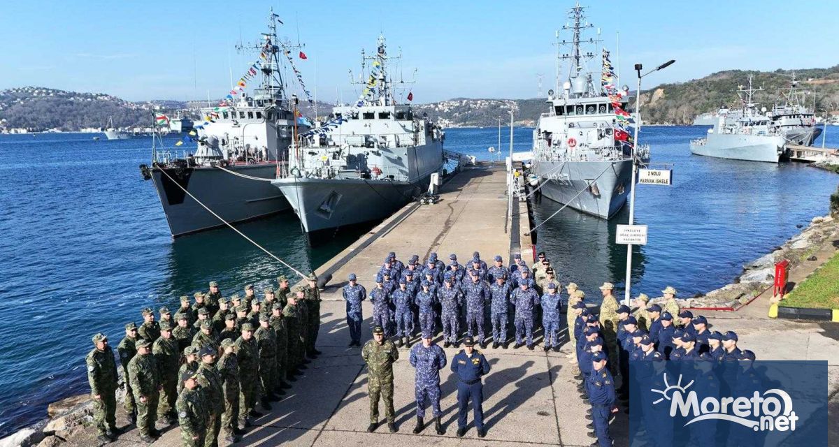 Екипажите на Военноморската противоминна група MCM BLACK SEA в Черно