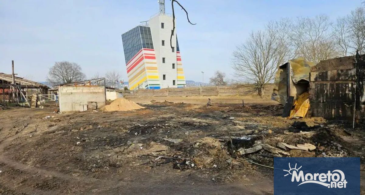 Историко географският комплекс Фанагория в кв Аспарухово който изгоря преди