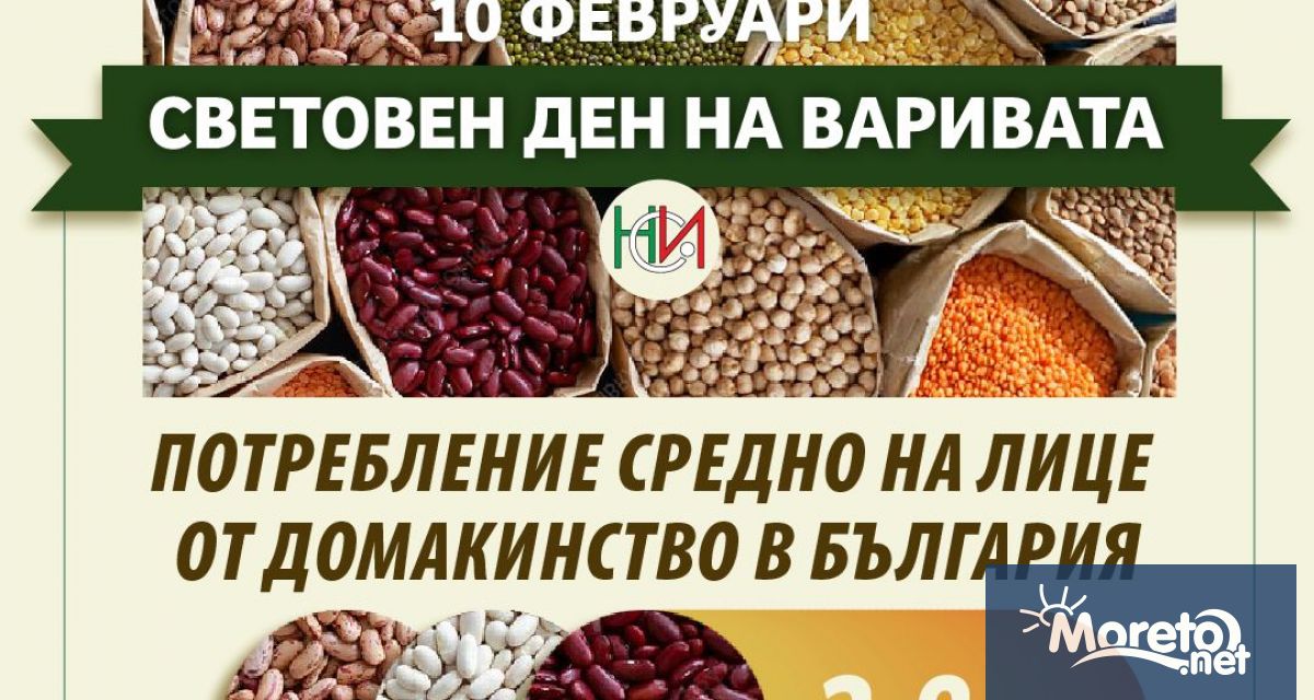 Националният статистически институт НСИ отбелязва Световния ден на варивата с