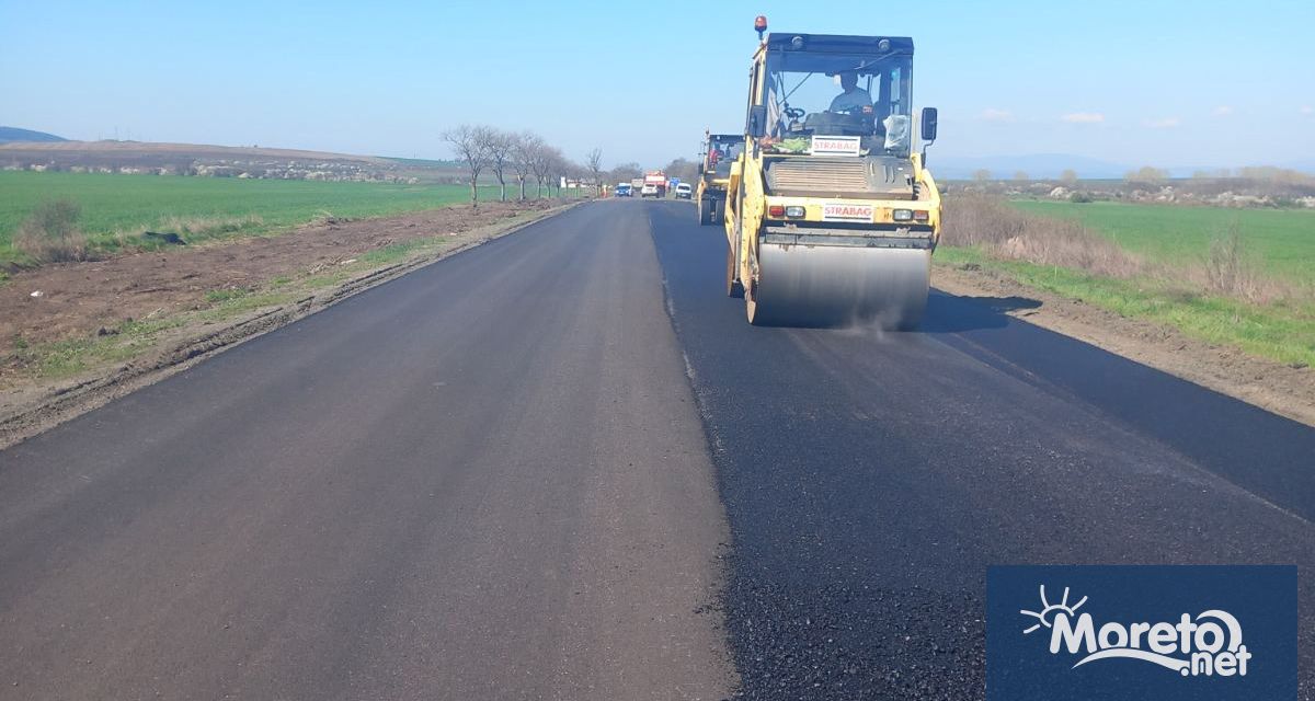 В област Бургас се асфалтират участъците от републиканската пътна мрежа