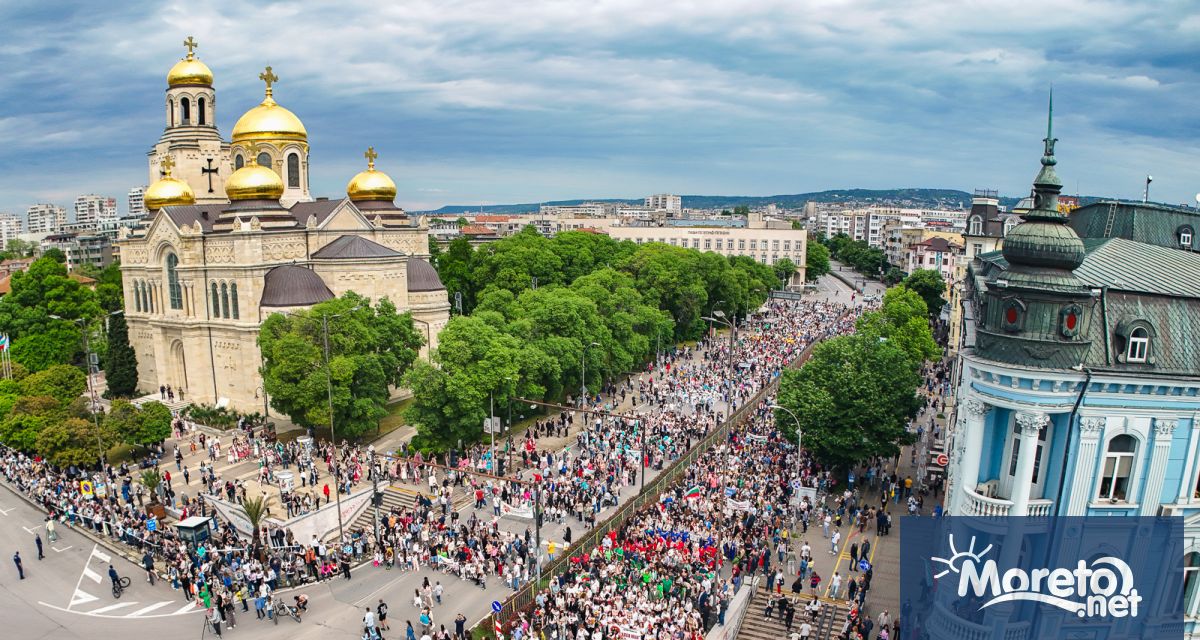 С многохилядно шествие Варна отбеляза днес 24 май – Деня